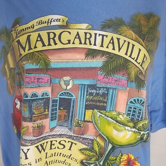 Jimmy Buffett Margaritaville T-Shirt, XL KEY WEST Florida, Changes in Latitudes - Picture 4 of 11